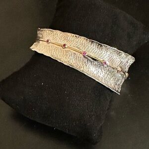 Rustic Cuff 925 Silver